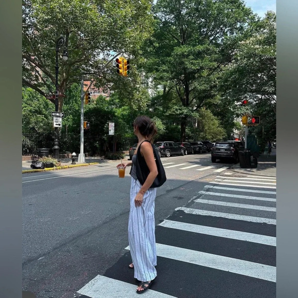 NWT Revolve Central Park West Linen Pants - Picture 2 of 8